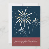 QR Code Services Hinweis Januar Geschenkgutschein (Vorderseite)