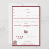 QR Code Services Hinweis November Geschenkzertifik (Rückseite)