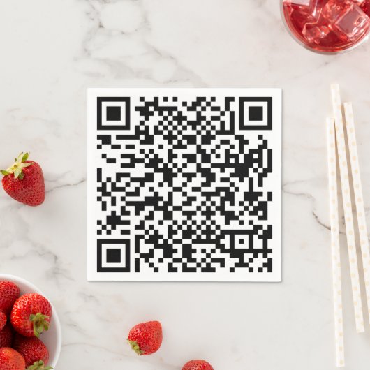 Qr-Code Serviette (Beispiel)