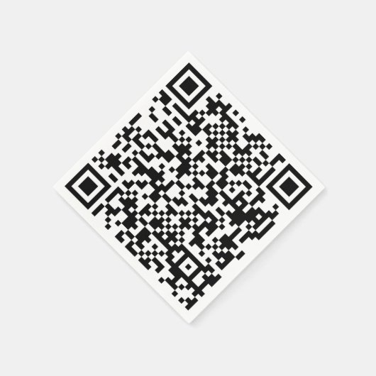 Qr-Code Serviette (Ecke)