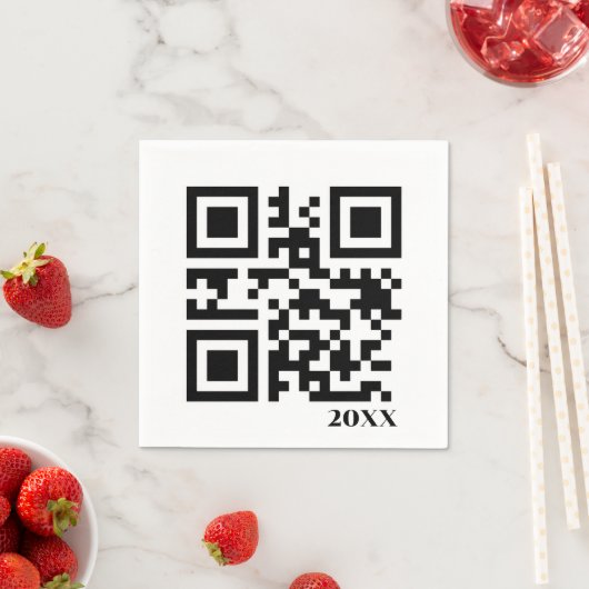 QR-Code Serviette (Beispiel)