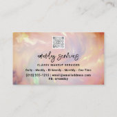 QR-Code-Shop-Rose für das Logo Visitenkarte (Rückseite)