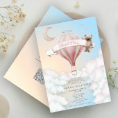 QR Code Sie ist auf Cloud Nine Dreamy Baby Shower Einladung