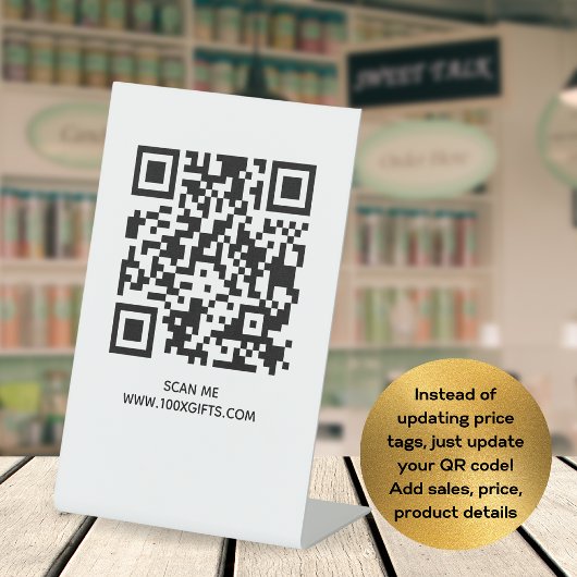QR-CODE-SIGN FÜR UNTERNEHMEN - NUTZEN SIE HIER DEN SOCKELSCHILD