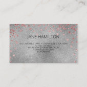 QR-Code-Silver Visitenkarte (Rückseite)