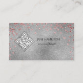 QR-Code-Silver Visitenkarte (Vorderseite)