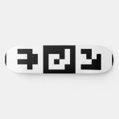 qr Code Skateboard (Horizontal)