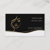 QR code Skin care & Beauty Salon Visitenkarte (Vorderseite)