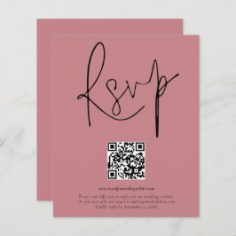 QR Code Skript Hochzeit Dusty Rose UAWG