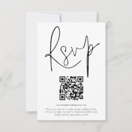 QR Code Skript Hochzeit RSVP Einladung