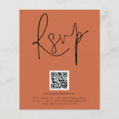 QR Code Skript Hochzeit Terracotta UAWG (Vorderseite)