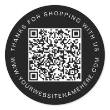 QR Code Small Business Website Black