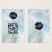 QR Code Social Media Company Website (Vorne & Hinten)