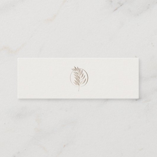 qr Code Social Media Hochzeitkarte Mini Visitenkarte (Rückseite)