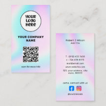 QR-Code Social Media Holographic