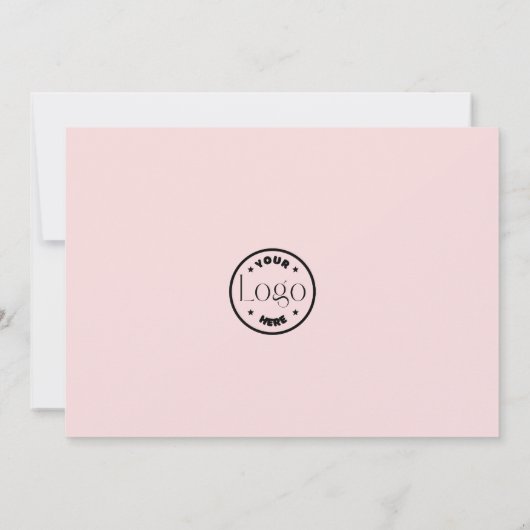 QR-Code Social-Media-Logo vielen Dank an die Wirts Dankeskarte (Rückseite)