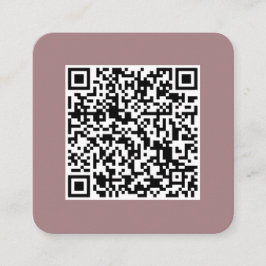 QR-Code-Social Media-Modern-Einfach-Beruflicher Sq Quadratische Visitenkarte