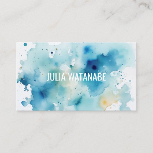 QR Code Social Media Modern Visitenkarte (Vorderseite)