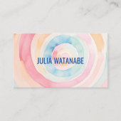 QR Code Social Media Modern Visitenkarte (Vorderseite)