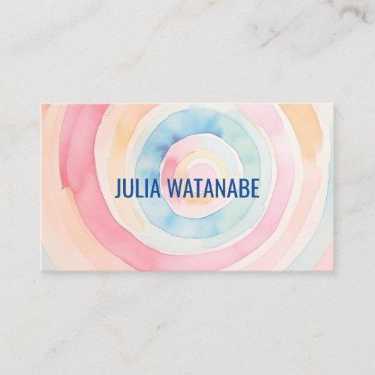 QR Code Social Media Modern Visitenkarte (Vorderseite)