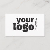 QR Code Social Media Moderne Elegante Schwarz-weiß Visitenkarte (Rückseite)