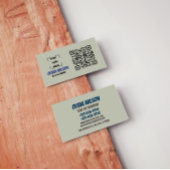 QR-Code Social Media Moderne Visitenkarte