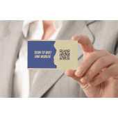 QR-Code Social Media Moderne Visitenkarte