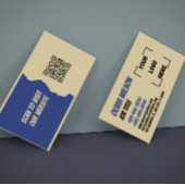 QR-Code Social Media Moderne Visitenkarte