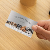 QR Code Social Media Pet Sitter für Hunde wachsen Visitenkarte