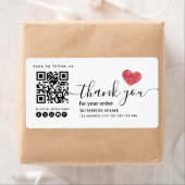 Qr Code Social Media Vielen Dank an die Wirtschaft (Insitu)