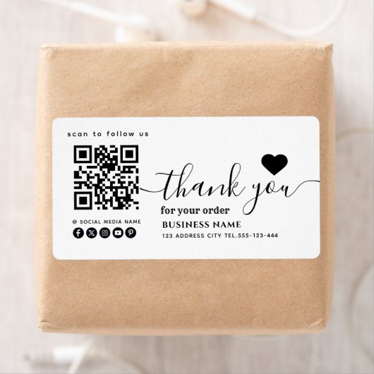 Qr Code Social Media Vielen Dank an die Wirtschaft (Insitu)