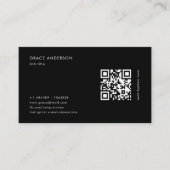 QR Code Social Media Visitenkarte (Vorderseite)