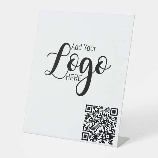 QR-Code Sockelschild (Vorderseite)