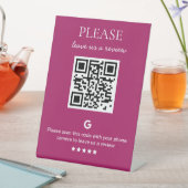 QR-Code Sockelschild (In Situ)