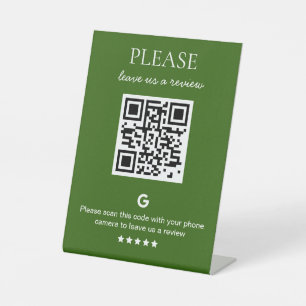 QR-Code Sockelschild