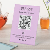 QR-Code Sockelschild (In Situ)