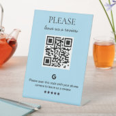 QR-Code Sockelschild (In Situ)