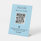 QR-Code Sockelschild (Vorderseite)