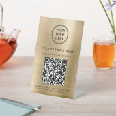 QR-Code Sockelschild (In SItu)