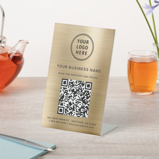 QR-Code Sockelschild (In SItu)