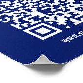 QR-Code sofort erstellen | Modernes, einfaches Des Poster (Ecke)