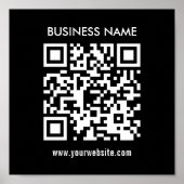 QR-Code sofort erstellen | Modernes, einfaches Des Poster (Vorne)