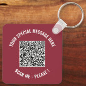 QR-Code-Sonderausgabe - Schlüsselanhänger (Rückseite)