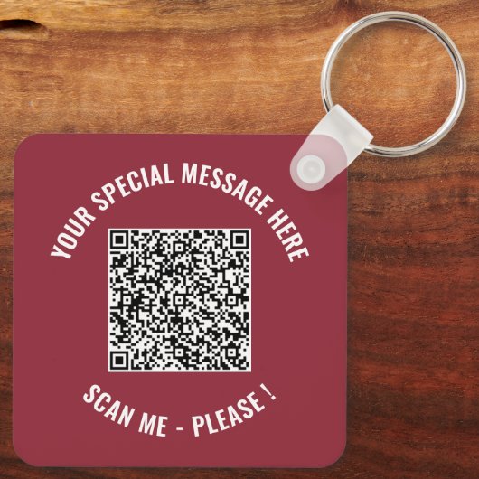 QR-Code-Sonderausgabe - Schlüsselanhänger (Rückseite)