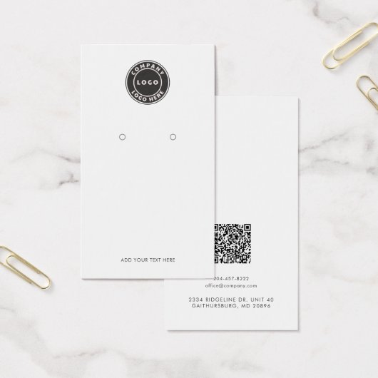 QR-Code-Speicherkarte für Firmenlogos (Büro)