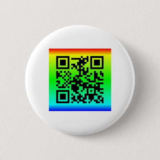 QR-Code®-Sprichwort: ALLES WIRD GEÖFFNET Button (Vorderseite)