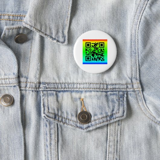 QR-Code®-Sprichwort: ALLES WIRD GEÖFFNET Button (Beispiel)