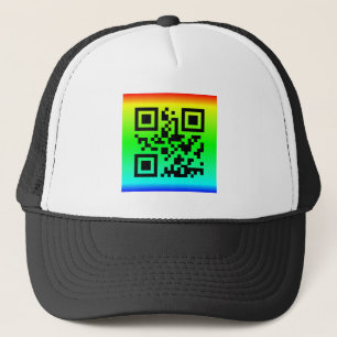 QR Code® Sprichwort: DANKE FÜR IHRE HILFE Truckerkappe