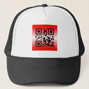 QR Code® Sprichwort: DENKEN AN SIE Truckerkappe