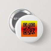 QR Code® Sprichwort: GLÜCKLICH DANKSGIVIVING Button (Vorne & Hinten)
